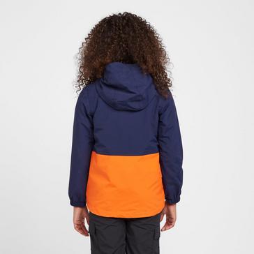 Navy Peter Storm Kids’ Colour Block Waterproof Jacket