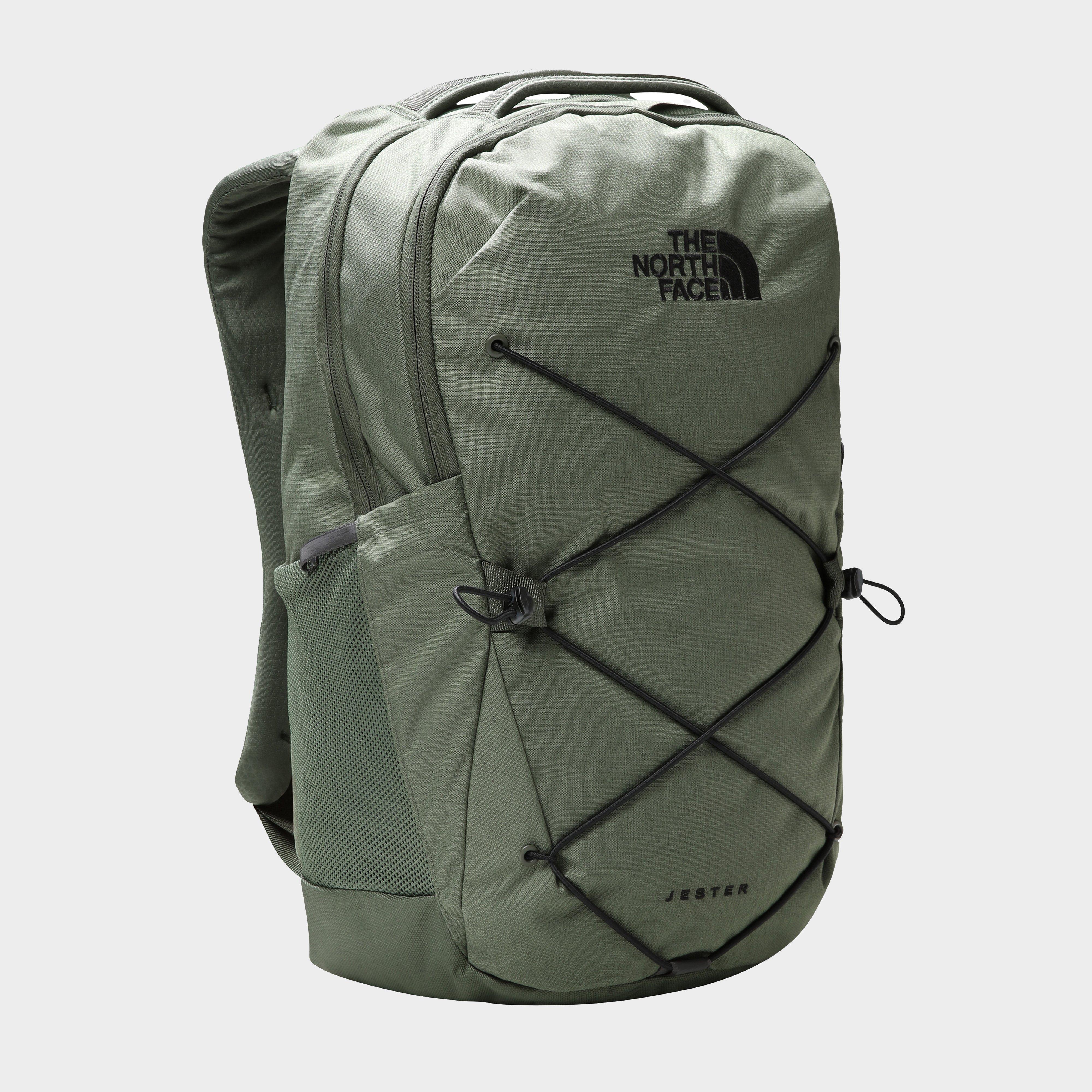 Mint green and black north face backpack online