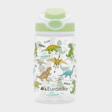 Green Eurohike Kids’ 400ml Flip Lid Bottle