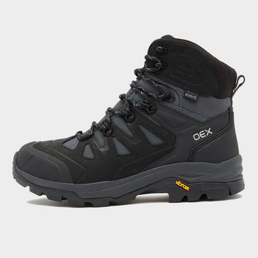 Black OEX Men’s Crusade Waterproof Mid Walking Boot