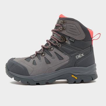 Grey OEX Women’s Crusade Waterproof Mid Walking Boot