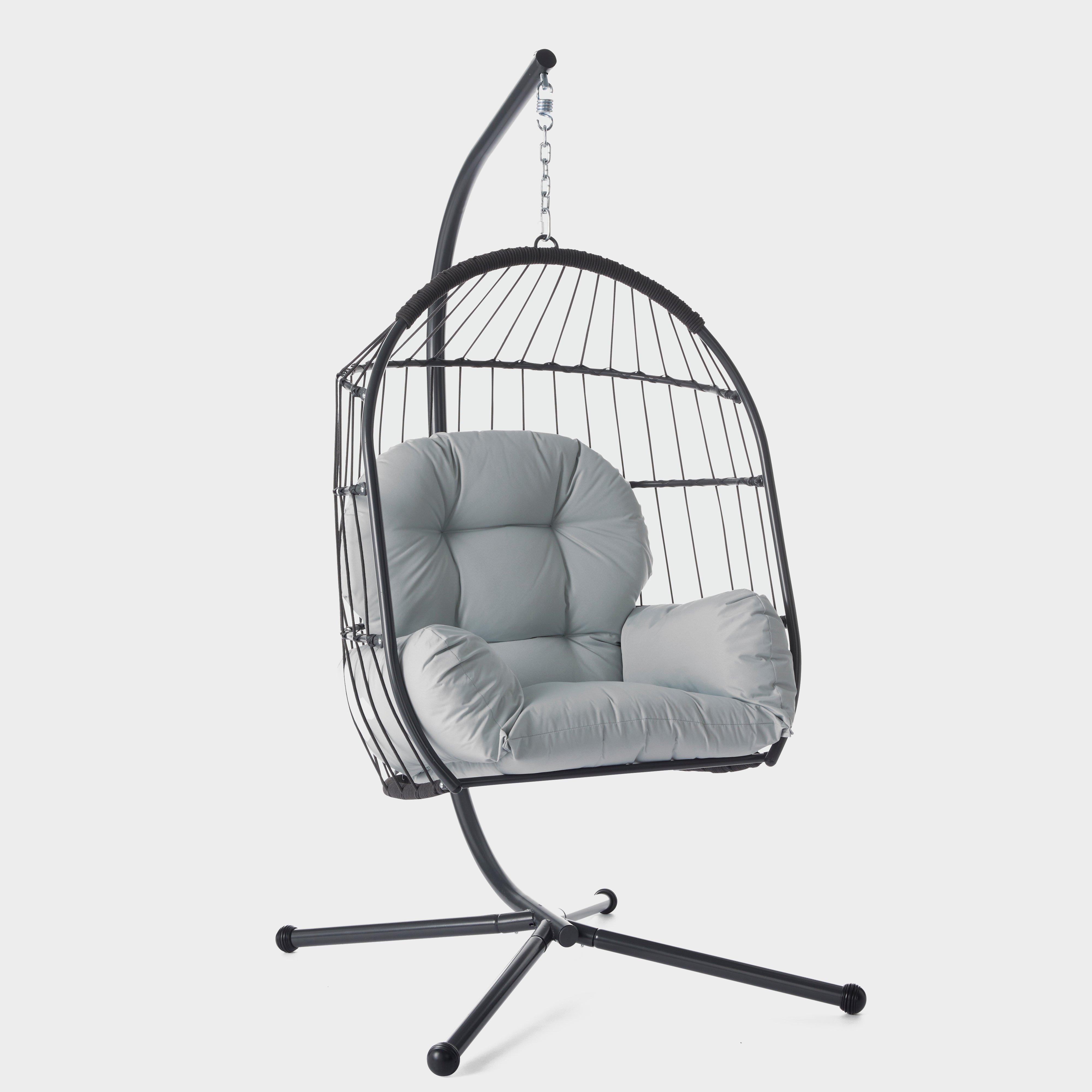 Image of Hi-Gear Pendeen Swing Chair - Grey/Grey, GREY/GREY
