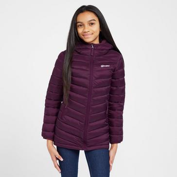 Purple Berghaus Kids’ Longline Kirkhale Baffle Jacket