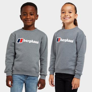 Grey Berghaus Kids’ Logo Jumper