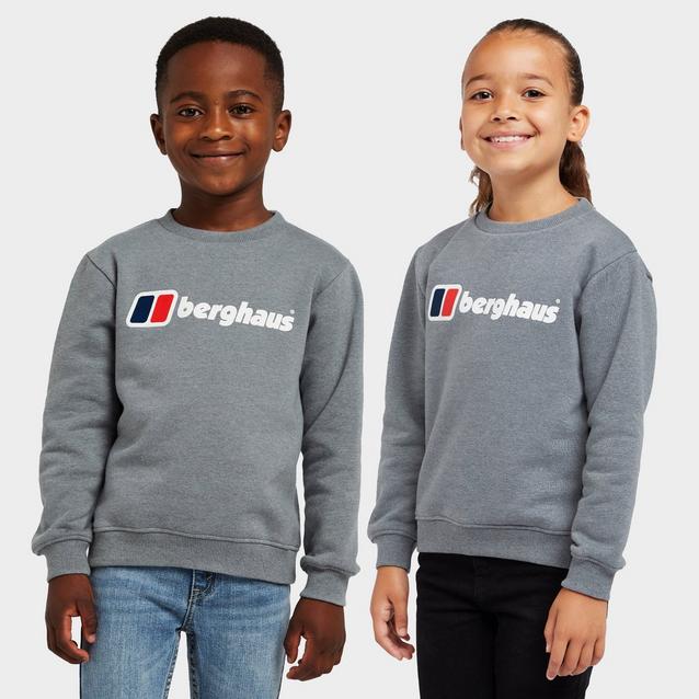 Grey Berghaus Kids’ Logo Jumper image 1