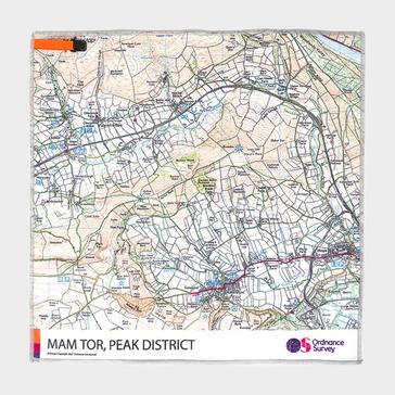 Multi Ordnance Survey Peak District Micro Towel