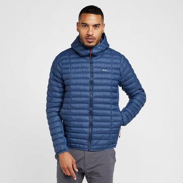 Men's Hooded Storm Hybrid Padded Jacket in Eclipse Navy