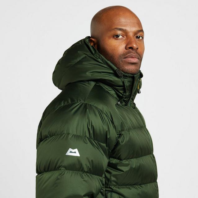 Green mens 2024 puffer jacket