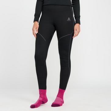 Black Odlo Women’s Active X-Warm Baselayer Leggings