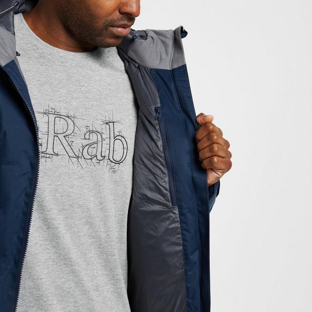 Rab waterproof down on sale jacket