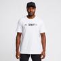 WHITE adidas Terrex Men’s Classic Logo T-Shirt