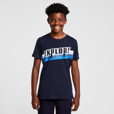 Blue Regatta Kids' Bosley V T-Shirt Navy Explore