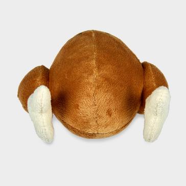 Brown Petface Foodie Faces Roast Chicken Dog Toy