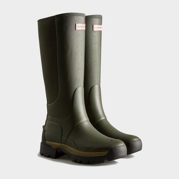 Khaki Hunter Women's Balmoral Hybrid Tall Wellington Boots