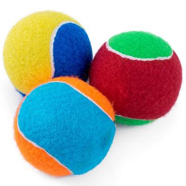 Multi Petface Squeaky Tennis Balls 3 Pack