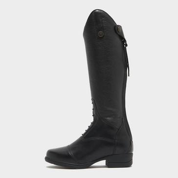 Black Moretta Kids’ Gianna Leather Riding Boots