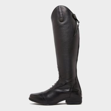 Black Moretta Men’s Gianna Leather Riding Boots