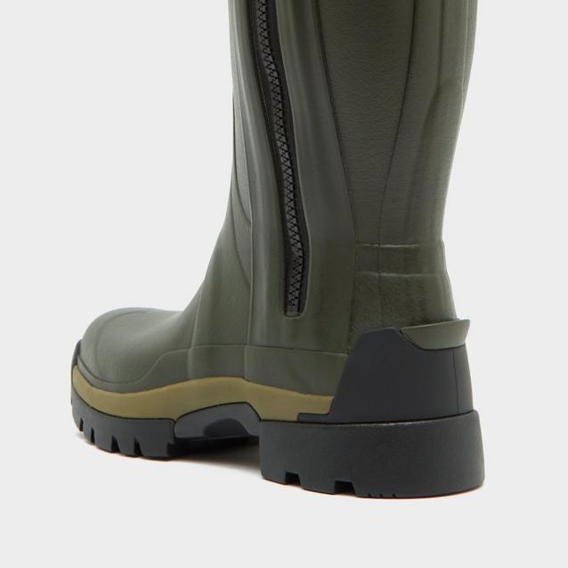 Hunter Men s Balmoral Field Full Rubber Zip Wellington Boots