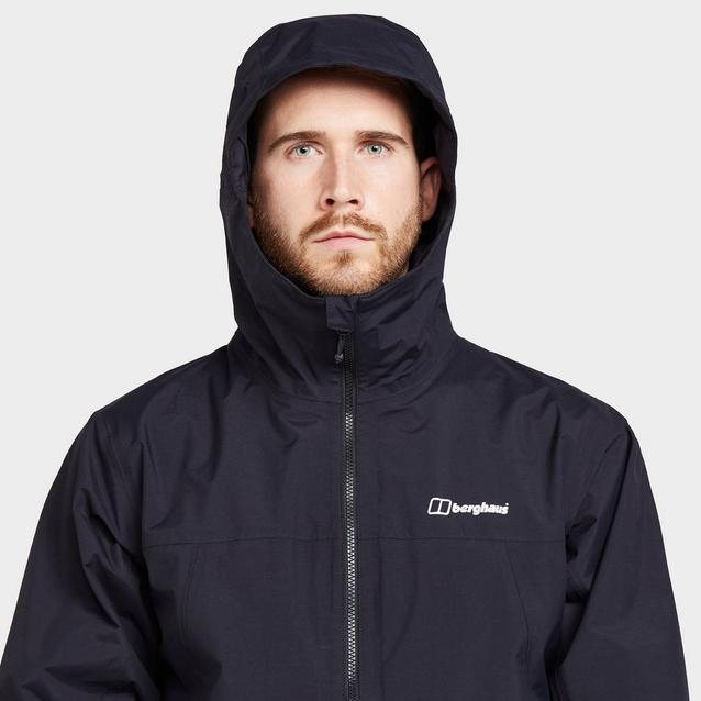 Berghaus mens deluge clearance light hydroshell jacket black