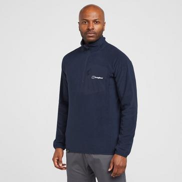 Men's Borg Half Zip Sweatshirt, All Clothing Sale