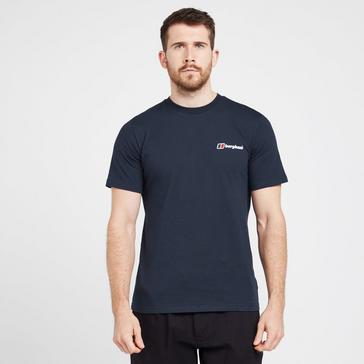 Navy Berghaus Men’s Classic Logo Organic T-Shirt