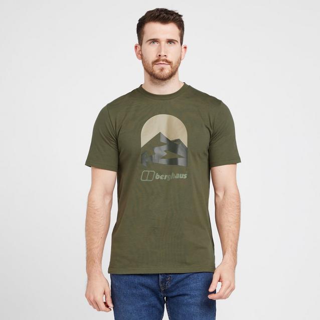Olive Berghaus Men’s Edale Mountain T-Shirt image 1