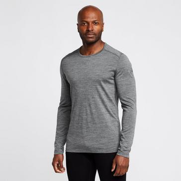 Grey Icebreaker Men’s 200 Long Sleeve Crew Baselayer