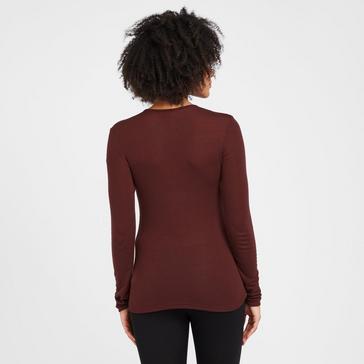 Burgundy Icebreaker Women’s 175 Everyday Long Sleeve Crew Baselayer
