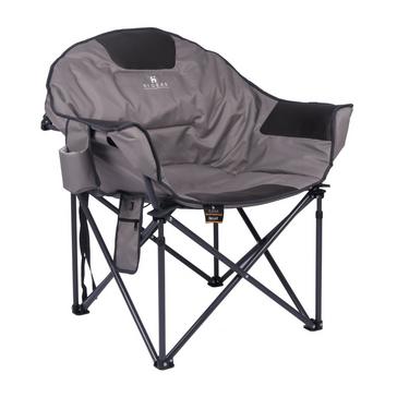 Grey HI-GEAR Dallas Heated Moon Chair