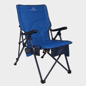 Blue HI-GEAR Orlando Heated Recliner Chair