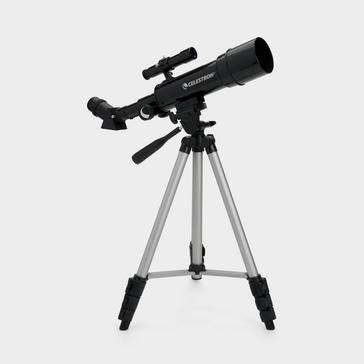 Black CELESTRON Travel Scope 50 with Backpack