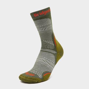 Green Bridgedale Men’s Hike Ultra Light T2 Socks