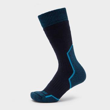 Bramble Mens light weight hiking boot socks | 3 Pairs | U.K. Size 6-11 |  Grey/ Neon walking socks, Outdoor all year comfort hiking boot socks
