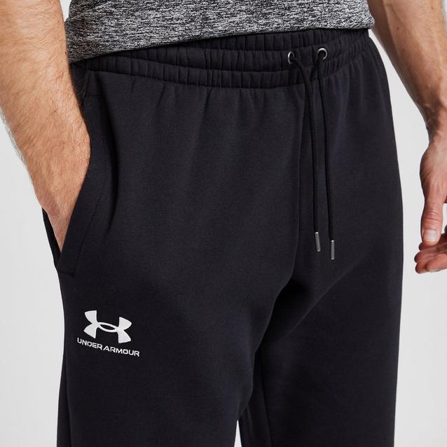  UA Essential Fleece Jogger, Black - men's