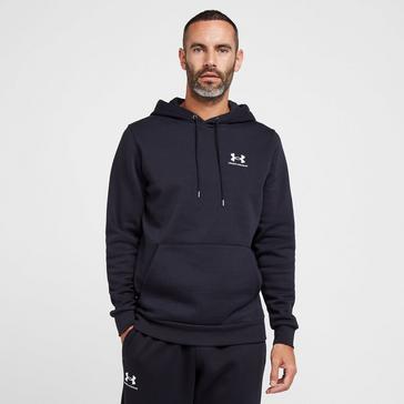 Black Under Armour Men’s Essential Fleece Hoodie