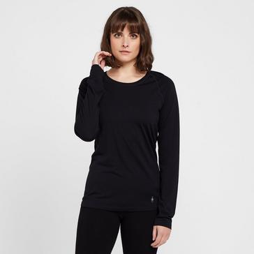 Black Smartwool Women’s All Season Long Sleeve Baselayer Top