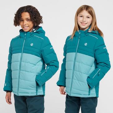 Light Blue Dare 2B Kids' Cheerful II Recycled Waterproof Insulated Ski Jacket