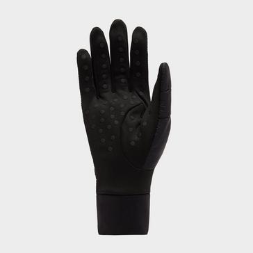 Black Trekmates Women's Stretch Grip Hybrid Gloves