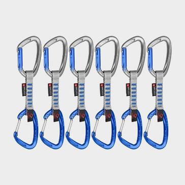 Blue Mammut Crag Keylock 10cm Quickdraws 6-Pack