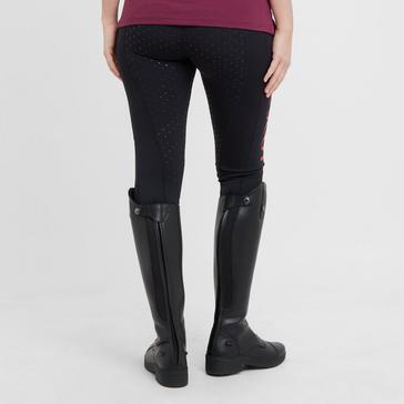 Black Royal Scot Women's Full Seat Riding Tights