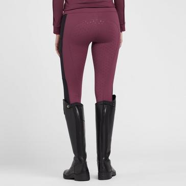 Red Royal Scot Women's Full Seat Riding Tights