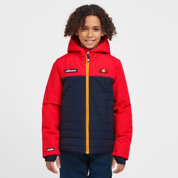 Red Ellesse Kids’ Snowdino Baffle Ski Jacket