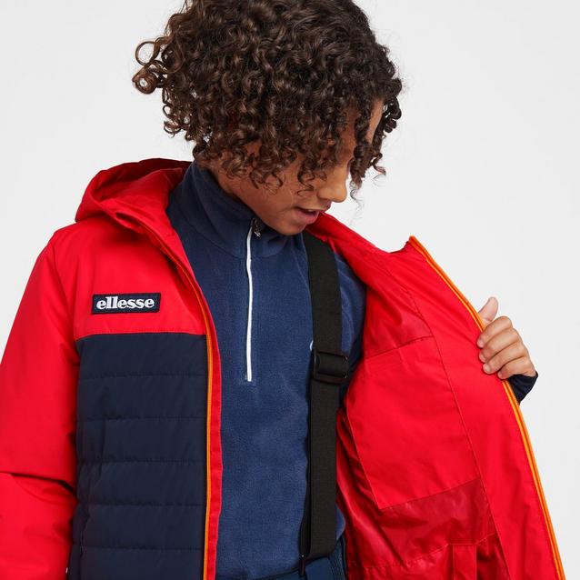 Ellesse Older Boys Half Zip Jacket - Red