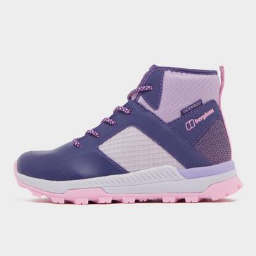 Purple Berghaus Kids’ Galactic Mid Waterproof Walking Boot