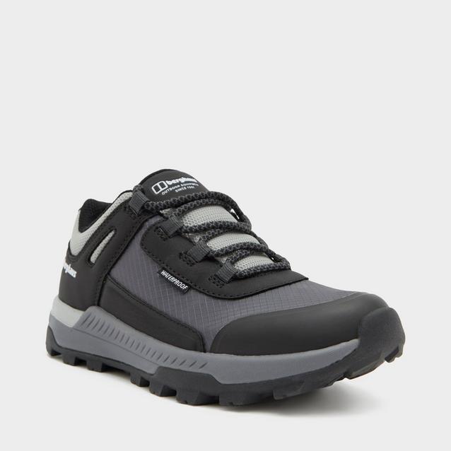 Berghaus Kids’ Galactic Low Waterproof Walking Shoe Blacks