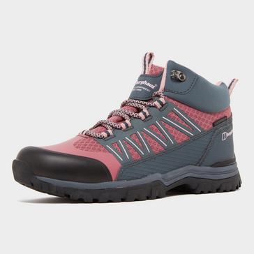 Pink Berghaus Kids’ Explorer Mid Waterproof Hiking Boot