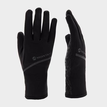 Black Montane Women’s Power Stretch® Pro™ Grippy Gloves