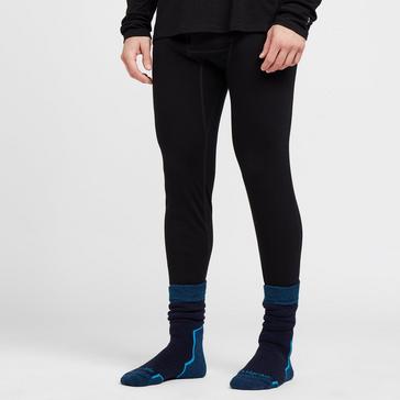 Black Smartwool Men's Classic Thermal Merino Base Layer Bottoms