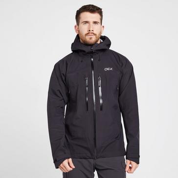 Black OEX Men’s Tirran Waterproof Jacket