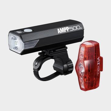 Black Cateye AMPP500 & VIZ150 Bike Light Set